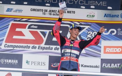 Borja Gómez debuta en Moto 2 tras procamarse subcampeón del mundo en Superbikes