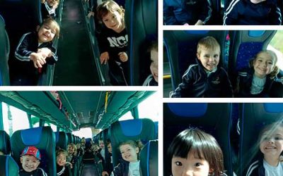 Infantil, su primera excursión en BUS