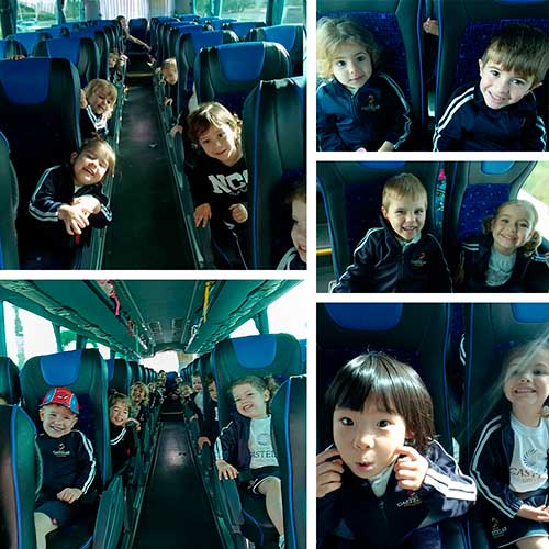 Infantil, su primera excursión en BUS